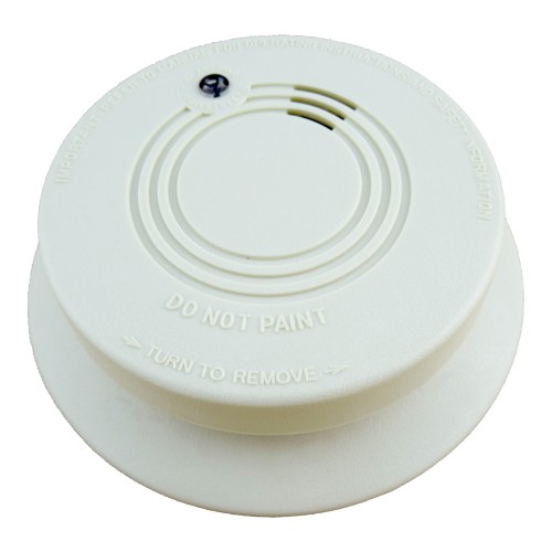 Wireless photoelectric smoke detector tester sensor detection fire alarm system with back-up battery